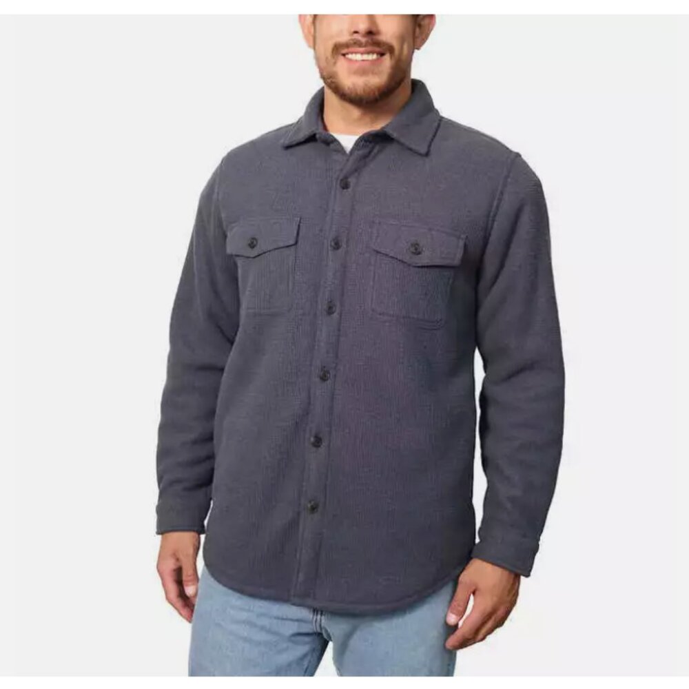 Freedom Foundry Men's Fleece Lined Flannel Shirt Jacket Size M